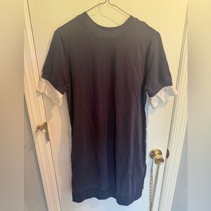 Casual Navy Midi Dress